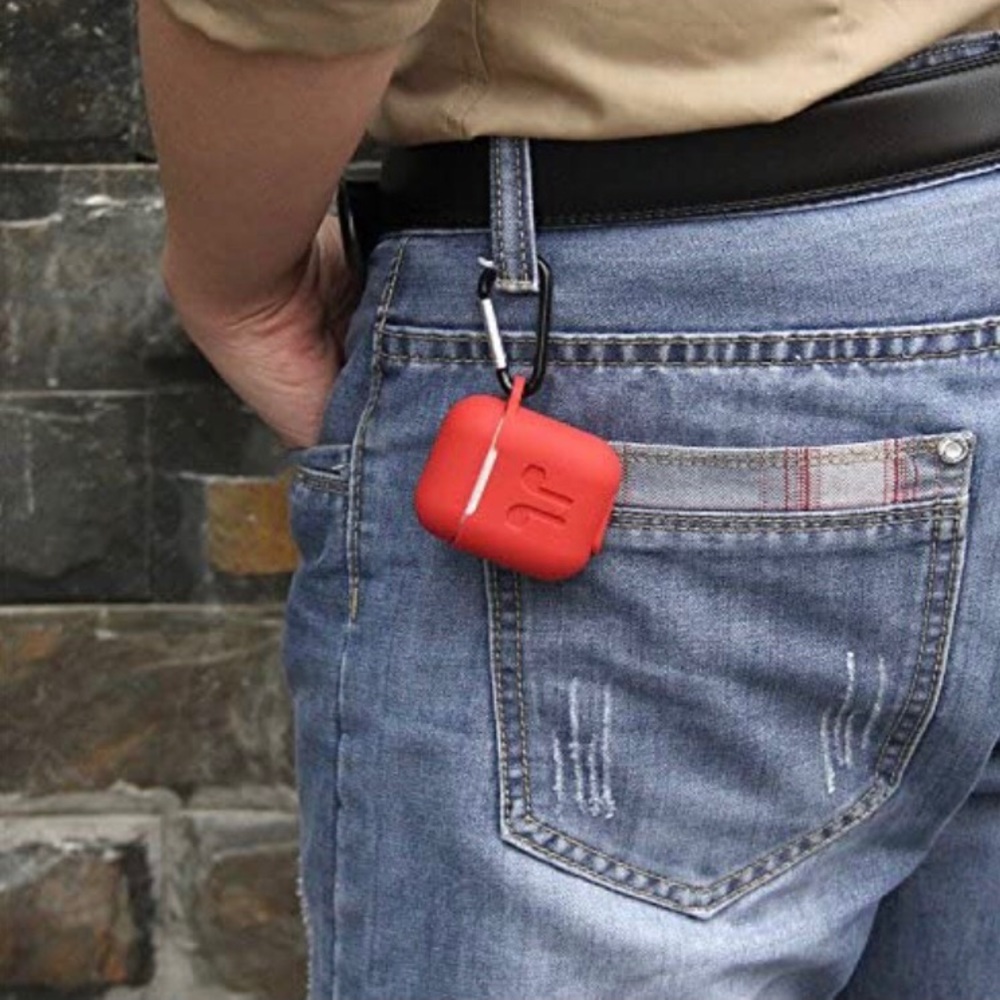 AirPods Red Case Accessories Kit Unisex - Picture 7 of 9